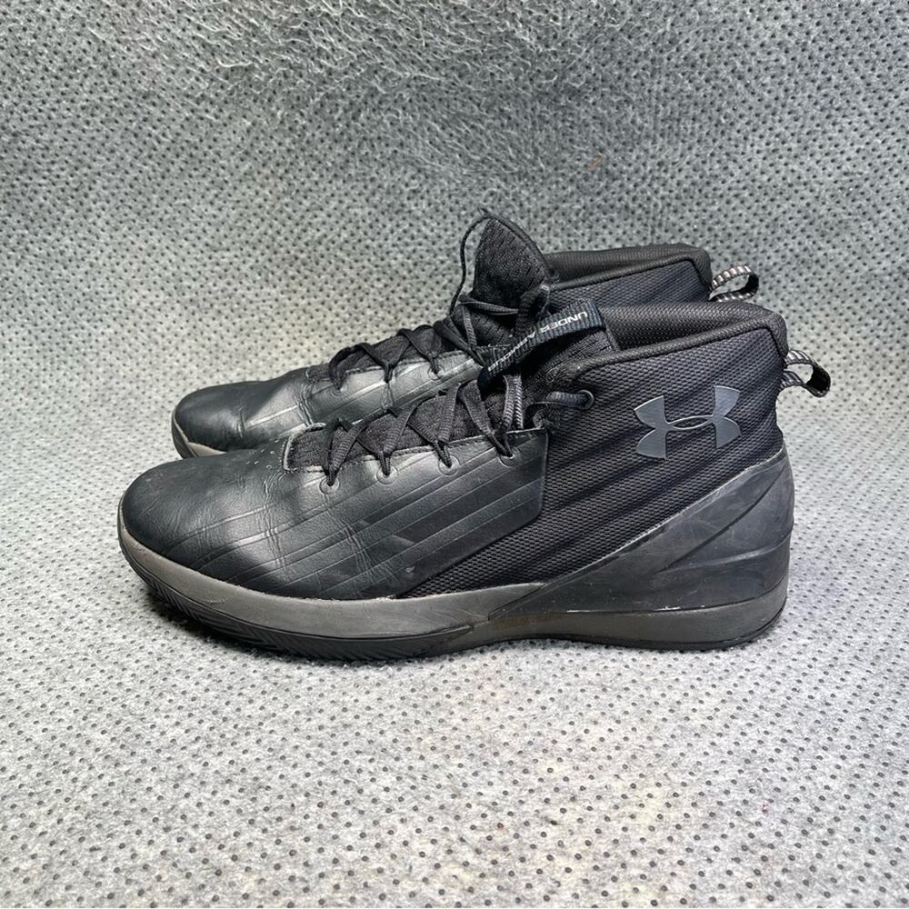 Under Armour Lockdown 3 Black Basketball Shoes Size 13 Men’s